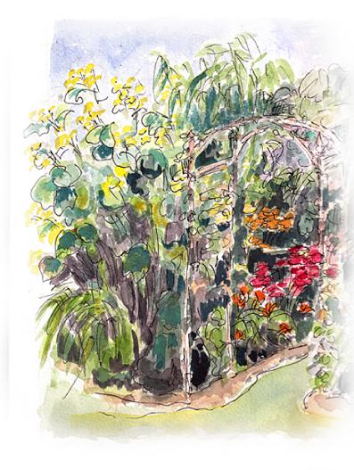 Gardenwatercolor